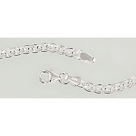 Grandinėlės,  - Sidabrinė grandinėlė Crandmother 3.1 mm , briaunų apdirbimas deimantu, 50, 9.7 g, Sidabras 925 praba