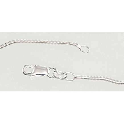 Grandinėlės,  - Sidabrinė grandinėlė Snake 1,5 mm, 40, 3.5 g, Sidabras 925 praba