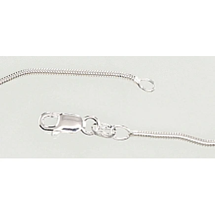 Grandinėlės,  - Sidabrinė grandinėlė Snake 1,5 mm, 55, 4.4 g, Sidabras 925 praba