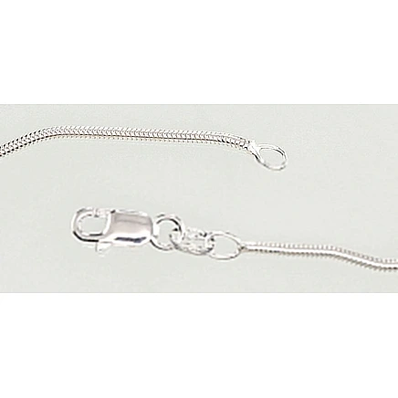 Grandinėlės,  - Sidabrinė grandinėlė Snake 1,5 mm, 55, 4.5 g, Sidabras 925 praba