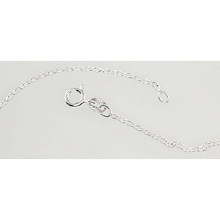 Grandinėlės,  - Sidabrinė grandinėlė Anchor round 1,1 mm, 40, 2 g, Sidabras 925 praba