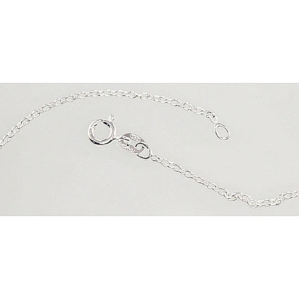 Grandinėlės,  - Sidabrinė grandinėlė Anchor round 1,1 mm, 47, 2.4 g, Sidabras 925 praba