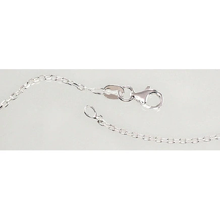 Grandinėlės,  - Sidabrinė grandinėlė Anchor 1.2 mm , briaunų apdirbimas deimantu, 40, 2.5 g, Sidabras 925 praba