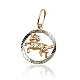 Auksiniai pakabukai su zodiako ženklais